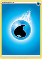 shiny water energy pokemon card Water Energy - 154/159 Holo Full Art Ultra Rare main image 1