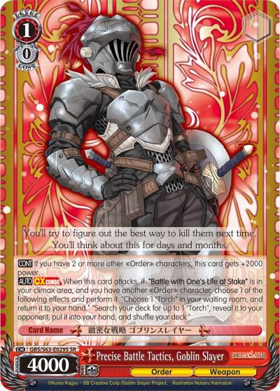 Precise Battle Tactics, Goblin Slayer (SR)