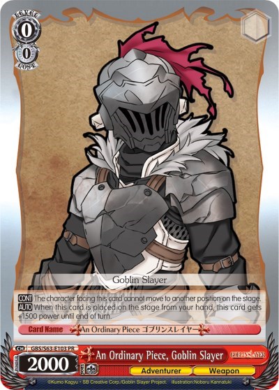 An Ordinary Piece, Goblin Slayer