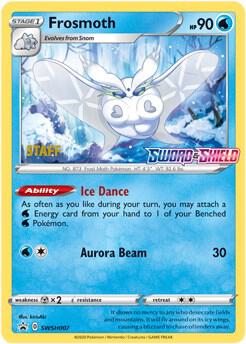 Frosmoth - SWSH007 (Prerelease) [Staff] SWSH007 from SWSH: Sword & Shield Promo Cards