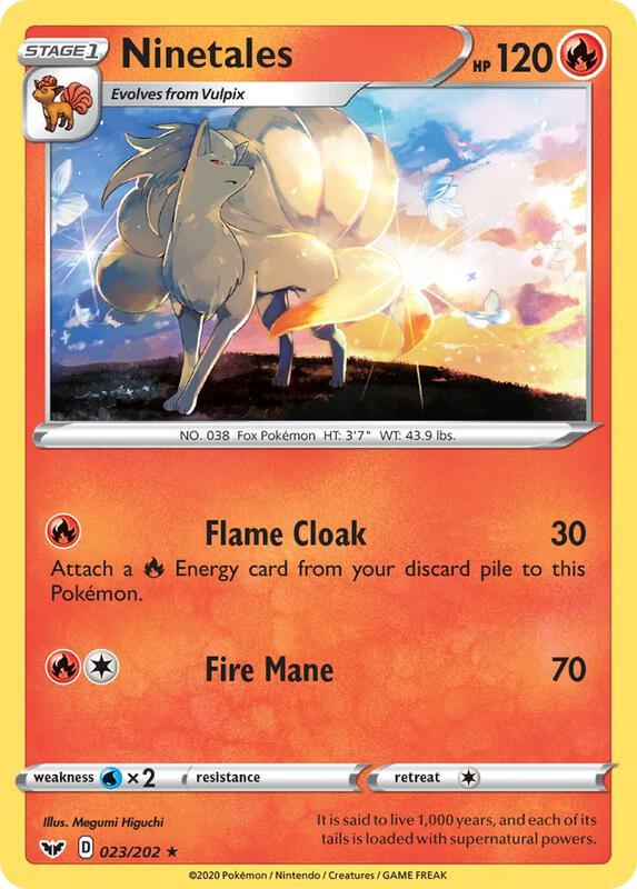 Ninetales 023/202 from SWSH01: Sword & Shield Base Set