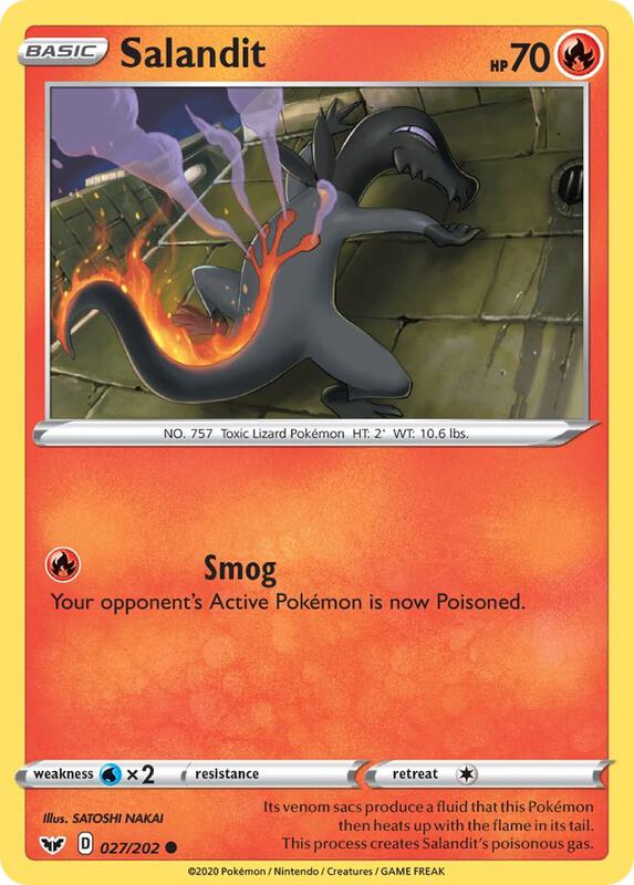 Salandit 027/202 from SWSH01: Sword & Shield Base Set