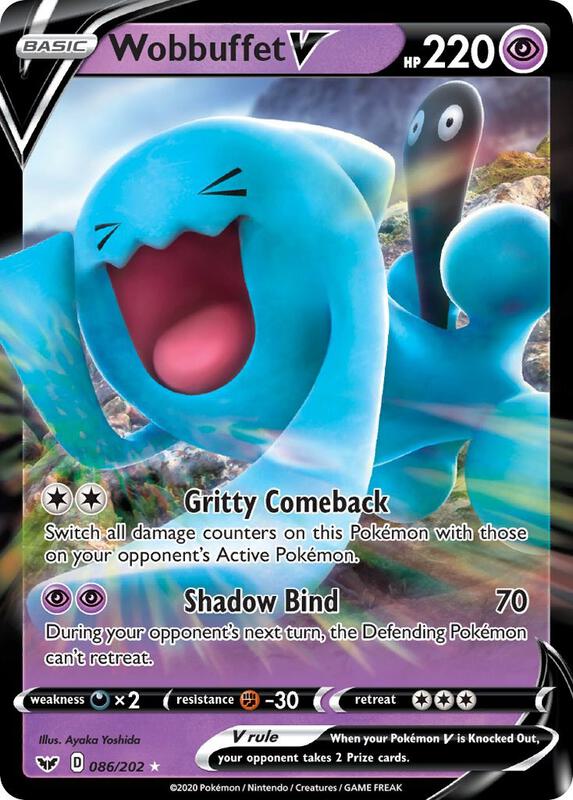 Wobbuffet V 086/202 from SWSH01: Sword & Shield Base Set