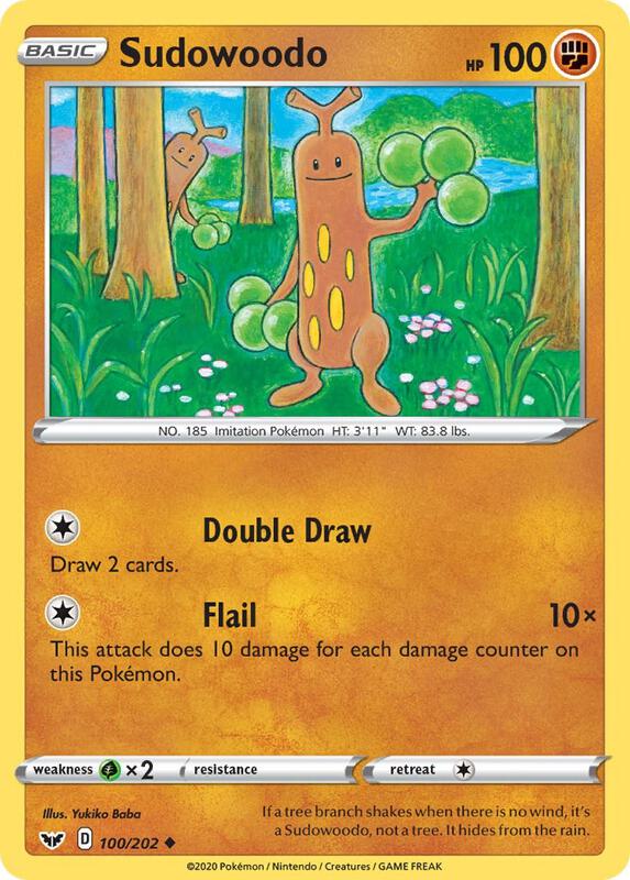 Sudowoodo 100/202 from SWSH01: Sword & Shield Base Set