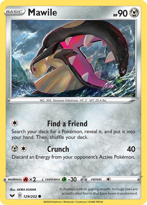 Mawile 129/202 from SWSH01: Sword & Shield Base Set