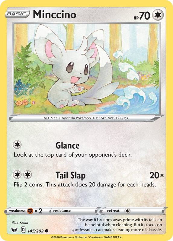 Minccino (145) 145/202 from SWSH01: Sword & Shield Base Set