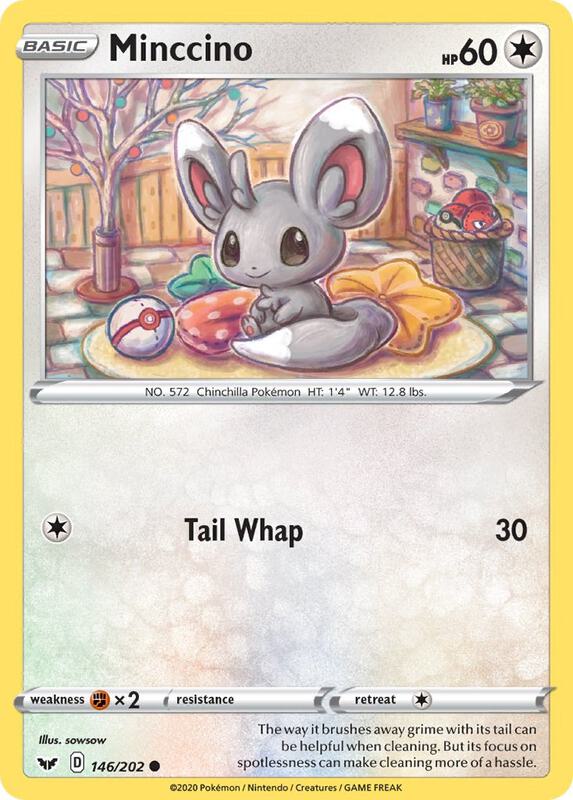 Minccino (146) 146/202 from SWSH01: Sword & Shield Base Set