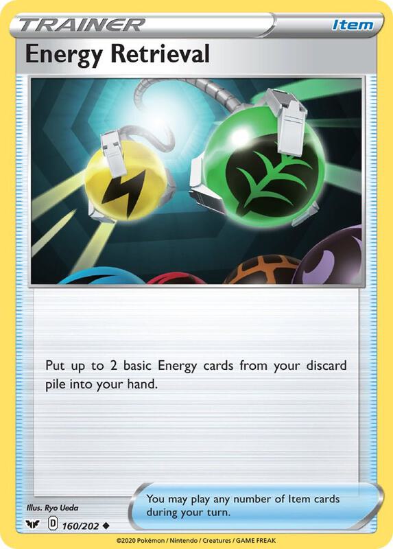Energy Retrieval 160/202 from SWSH01: Sword & Shield Base Set
