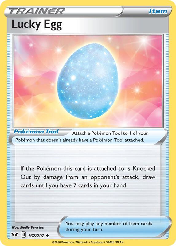 Lucky Egg 167/202 from SWSH01: Sword & Shield Base Set