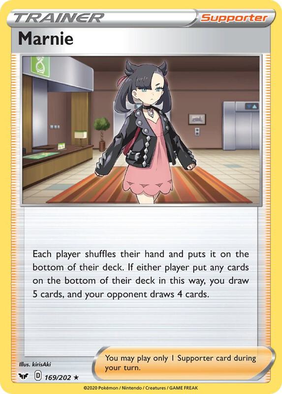 Marnie 169/202 from SWSH01: Sword & Shield Base Set