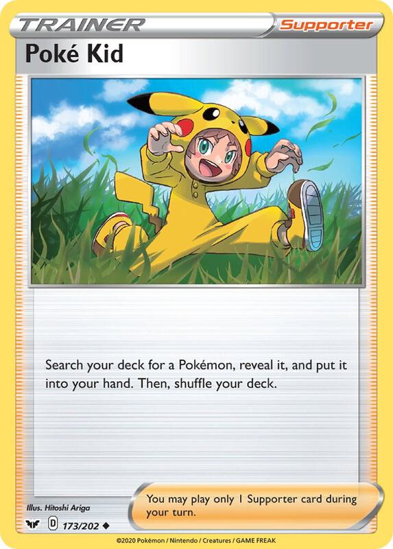Poke Kid 173/202 from SWSH01: Sword & Shield Base Set