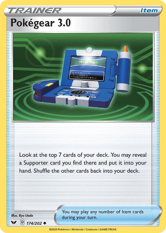 Pokegear 3.0 174/202 from SWSH01: Sword & Shield Base Set