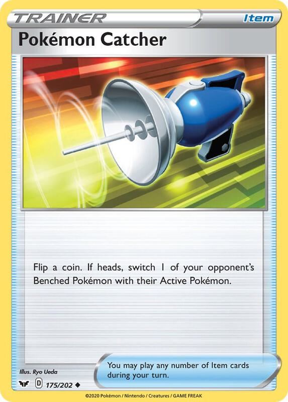 Pokemon Catcher 175/202 from SWSH01: Sword & Shield Base Set