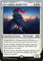 Syr Cadian, Knight Owl アーティストプルーフ Syr Cadian, Knight Owl - Unsanctioned - Magic: The Gathering