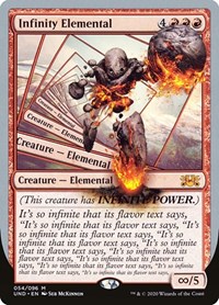 Infinity Elemental - Unsanctioned - Magic: The Gathering card