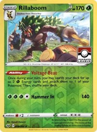 Rillaboom - 014/202 (Pokemon League) #014/202 from League & Championship Cards Pokemon card image