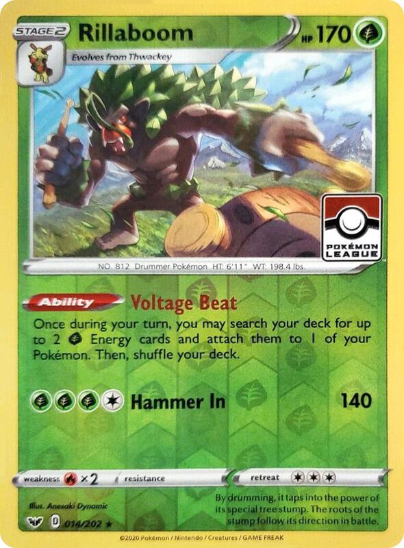 Rillaboom - 014/202 (Pokemon League) 014/202 from League & Championship Cards