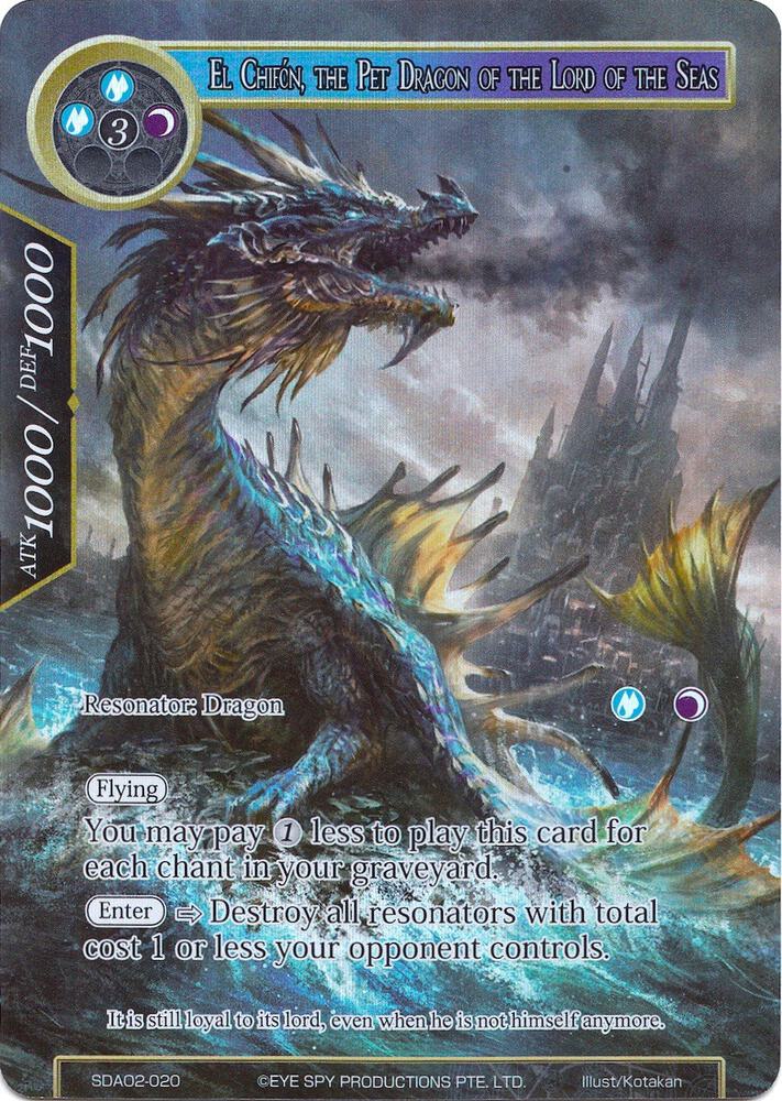 El Chifon, the Pet Dragon of the Lord of the Seas (Full Art)