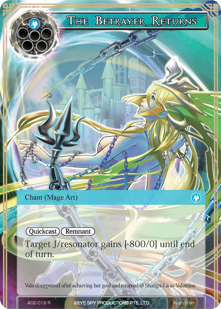 The Betrayer Returns