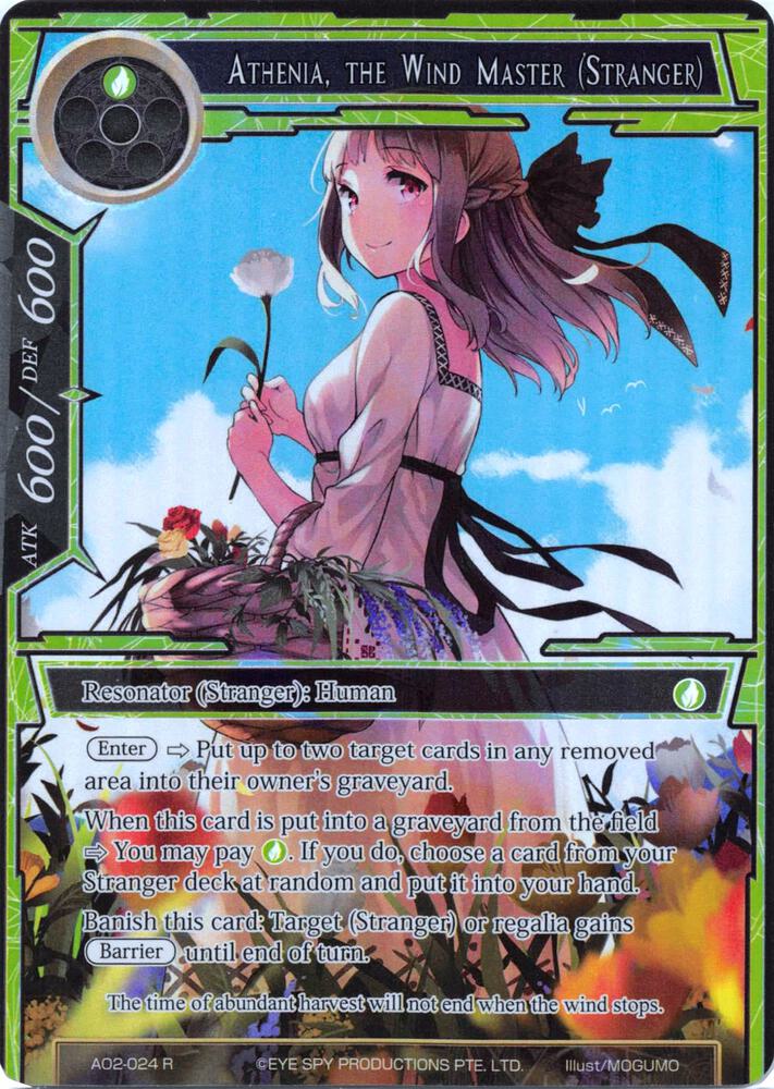 Athenia, the Wind Master (Stranger) (Full Art)
