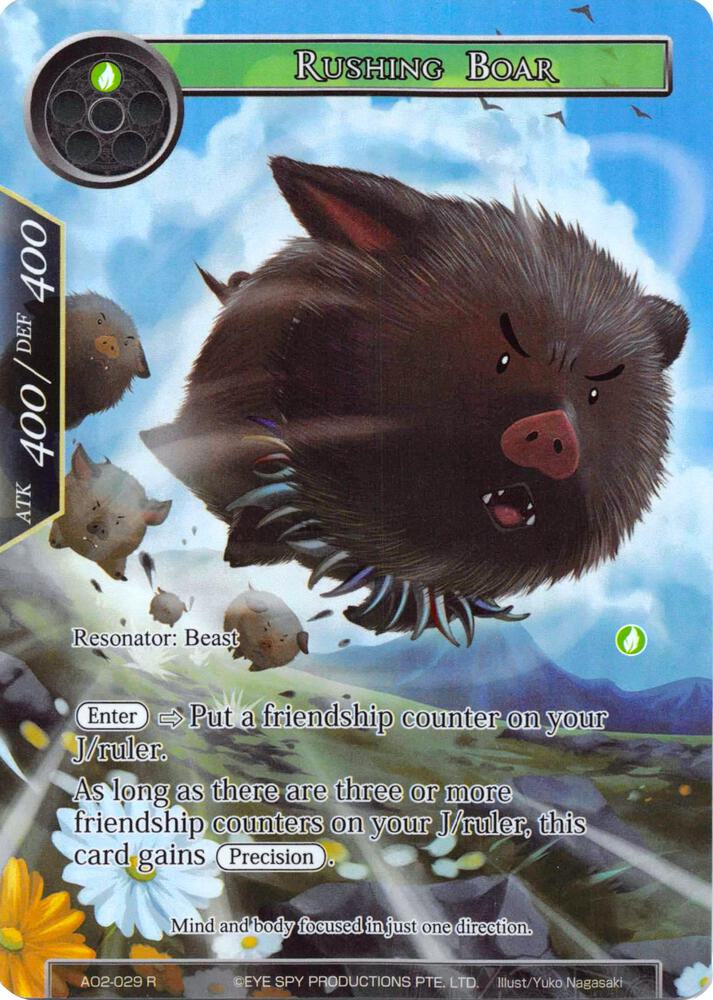 Rushing Boar (Full Art)