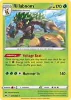 Rillaboom #14 from Pokemon Sword & Shield set