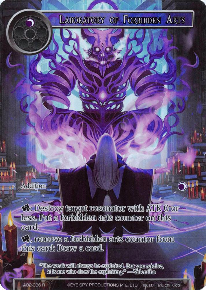 Laboratory of Forbidden Acts (Full Art)