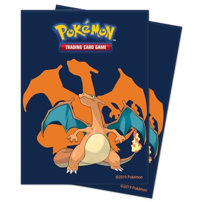 Standard Deck Protector Sleeves for Pokemon - Charizard (65-Pack)