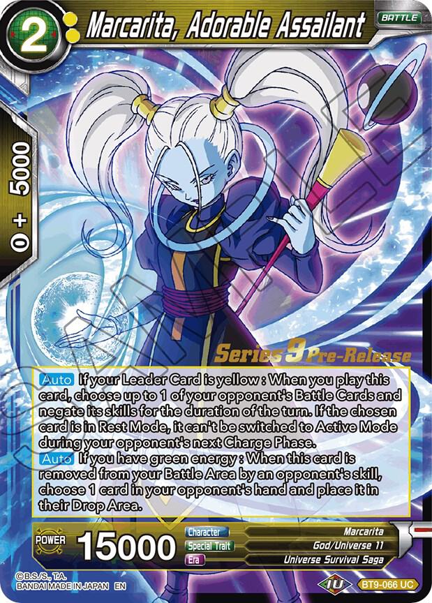 Marcarita, Adorable Assailant #BT9-066 — Universal Onslaught Pre-Release Cards