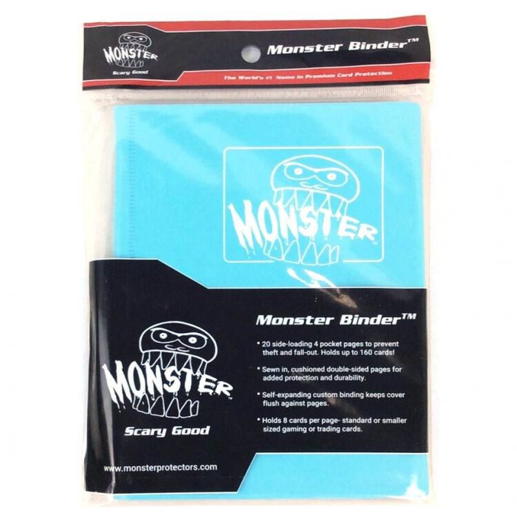 Binder - 4-Pocket Side-Loading Matte - Blue - Monster Protectors Storage  Albums - Storage Albums - TCGplayer.com