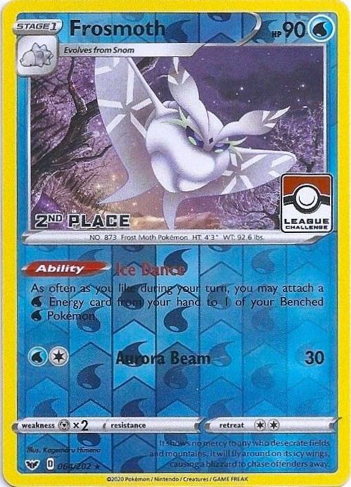 Frosmoth - 064/202 (League Challenge) [2nd Place] 064/202 from League & Championship Cards
