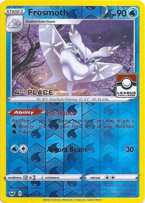 Frosmoth - 064/202 (League Challenge) [4th Place] 064/202 from League & Championship Cards