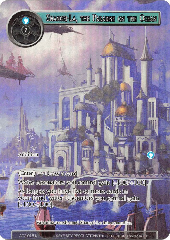Shangri-La, the Paradise on the Ocean (Full Art)