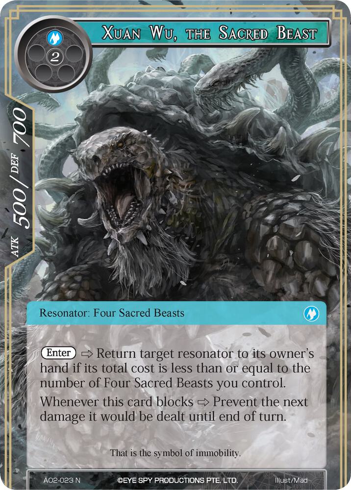 Xuan Wu, the Sacred Beast