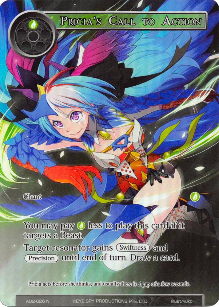 Pricia's Call to Action (Full Art)