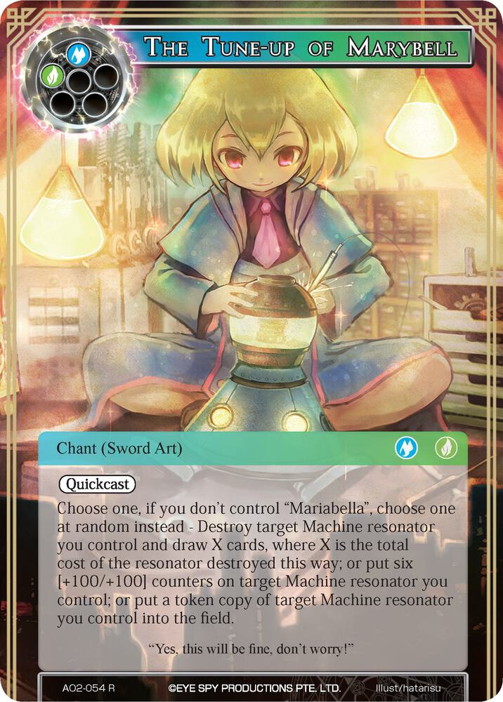 The Tune-up of Marybell