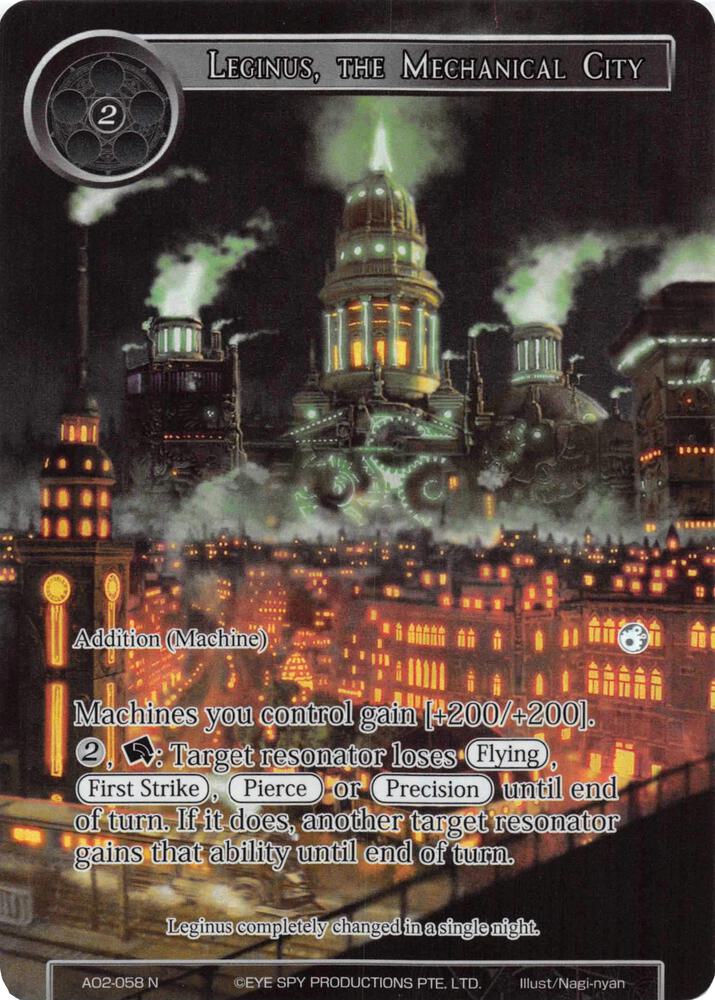 Leginus, the Mechanical City (Full Art)