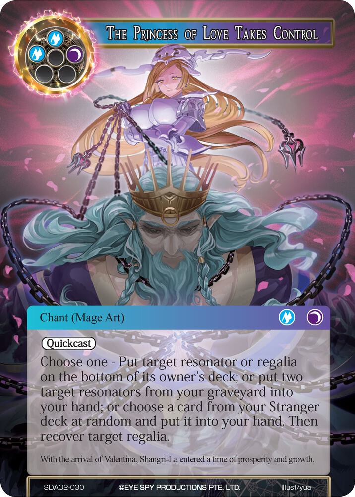 The Princess of Love Takes Control