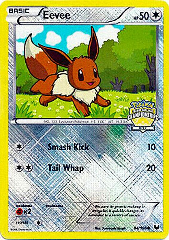 Eevee - 84/108 (City Championships) 084/108 from League & Championship Cards