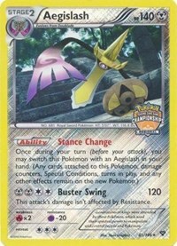 Aegislash - 85/146 (Regional Championships) #085/146 from League & Championship Cards Pokemon card image