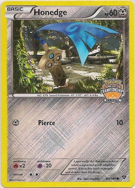 Honedge - 83/146 (Regional Championships)