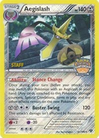 Aegislash - 85/146 (Regional Championships) [Staff] #085/146 from League & Championship Cards Pokemon card image