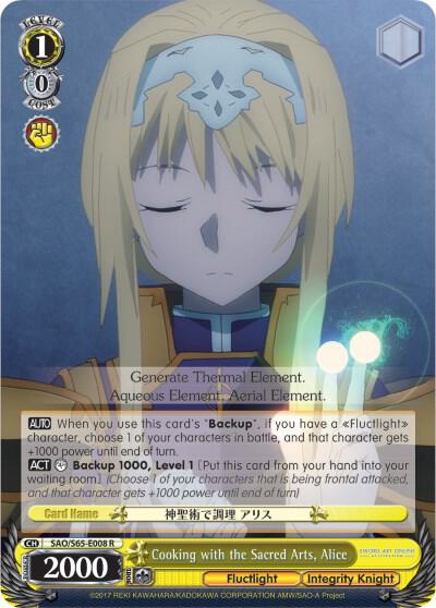 Cooking with the Sacred Arts, Alice