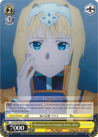 Memories of a Younger Sister, Alice