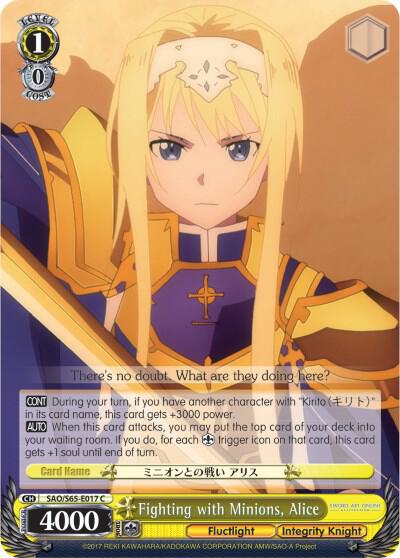 Fighting with Minions, Alice