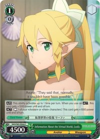 Information About the Virtual World, Leafa