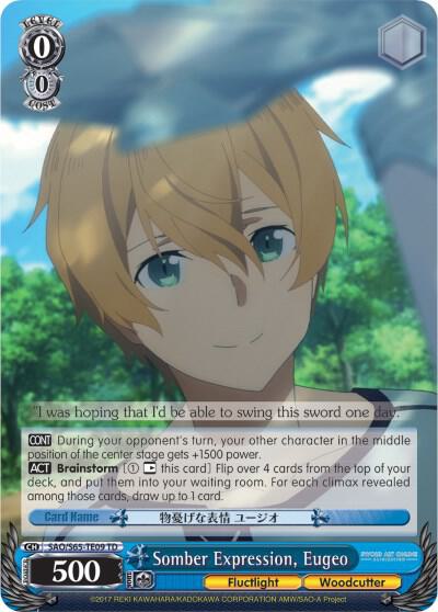 Somber Expression, Eugeo