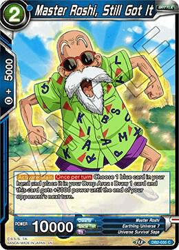 Master Roshi, Still Got It #DB2-035 — Draft Box 05 - Divine Multiverse