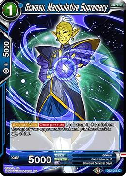 Gowasu, Manipulative Supremacy #DB2-058 — Draft Box 05 - Divine Multiverse