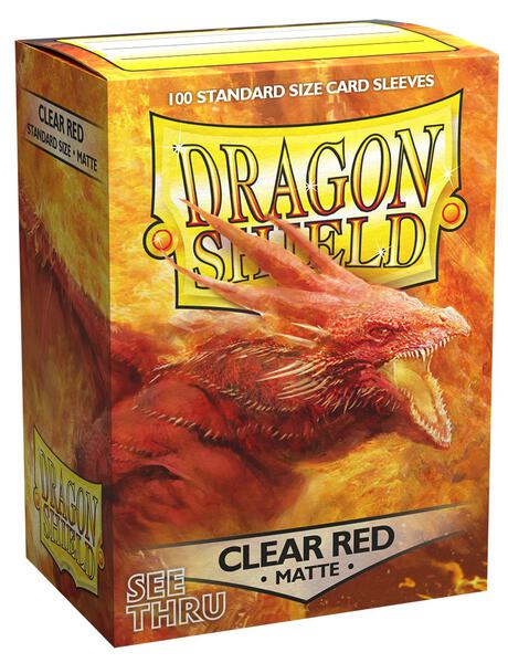 Dragon Shield Matte Sleeves - Clear Red (100-Pack) - Dragon Shield Card  Sleeves - Card Sleeves - TCGplayer.com
